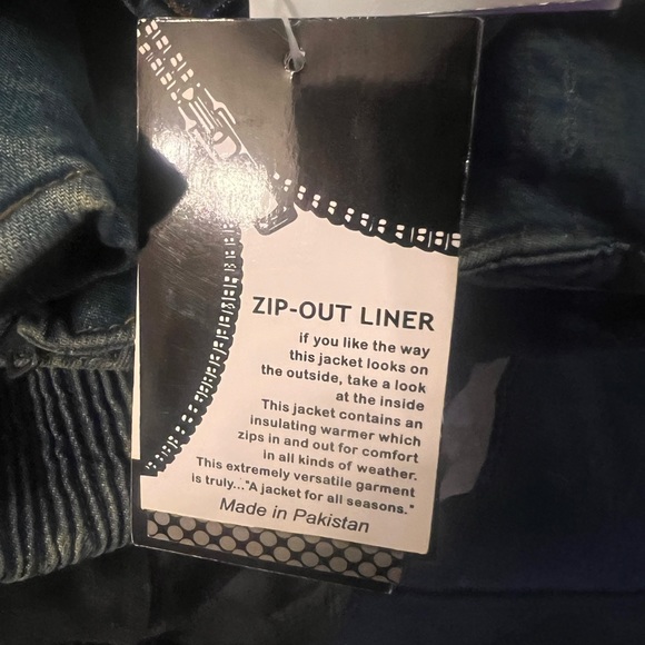 Denim Motorcycle Jacket by Xelement - Picture 10 of 11